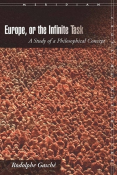 Hardcover Europe, or the Infinite Task: A Study of a Philosophical Concept Book