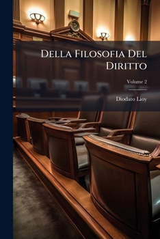 Paperback Della Filosofia Del Diritto [Italian] Book