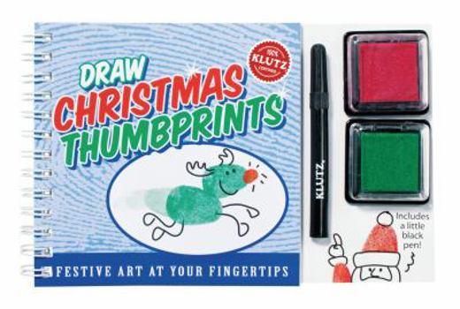 Paperback Thumb Christmas [With Black Felt-Tip Pen and Red & Green] Book