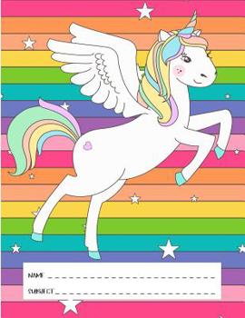 Paperback Primary Story Journal: Dotted Midline and Picture Space Grades K-2 School Exercise Notebook Rainbow Pink Unicorn Book