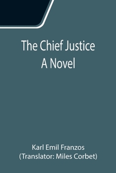 Paperback The Chief Justice; A Novel Book