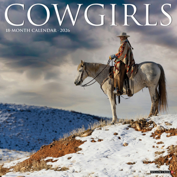 Spiral-bound Cowgirls 2026 12 X 12 Wall Calendar Book