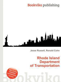 Paperback Rhode Island Department of Transportation Book