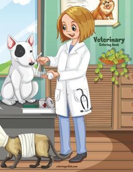 Paperback Veterinary Coloring Book 1 Book