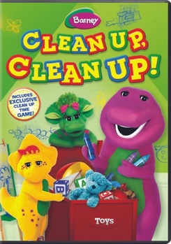 DVD Barney: Clean Up, Clean Up! Book