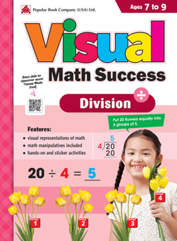 Paperback Visual Math Success: Division - Ages 7 to 9 Book