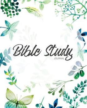 Paperback Bible Study Journal: Colorful Floral Scripture Christian Personal Journaling Notebook - Bible Study Workbooks Book