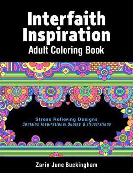 Paperback Interfaith Inspiration: Adult coloring book