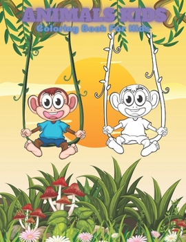 Paperback ANIMALS KIDS - Coloring Book For Kids Book
