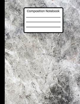 Composition Notebook: Pattern Marble College Ruled Blank Lined Cute Notebooks for Girls Teens Kids School Writing Notes Journal (8.5" x 11")