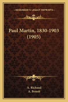 Paperback Paul Martin, 1830-1903 (1905) [French] Book