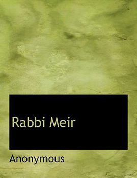 Paperback Rabbi Meir [German] Book