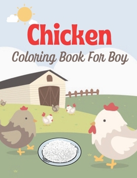 Paperback Chicken coloring book for boy: A unique coloring books kids activity Book