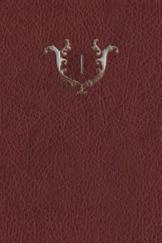 Paperback Monogram "1" Meeting Notebook Book