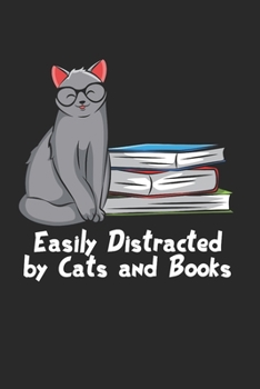 Katze Buch Notizbuch: Katze Lesen Notizbuch für Bücher Liebhaber / Notizheft / Notizblock A5 (6x9in) Dotted Notebook / Punkteraster / 120 gepunktete Seiten (German Edition)