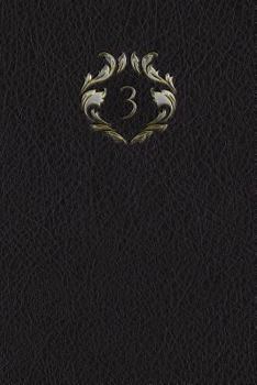 Paperback Monogram "3" Meeting Notebook Book