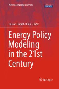 Paperback Energy Policy Modeling in the 21st Century Book