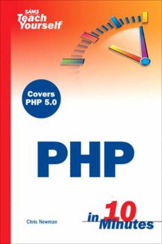 Paperback Sams Teach Yourself PHP in 10 Minutes Book