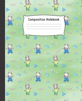 Paperback Composition Notebook: Cute wide Ruled Line Paper Notebook - Multipurpose School Workbook for Teens or Kids Student - Perfect size for your b Book