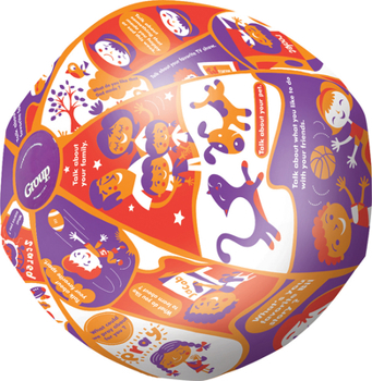 Paperback Preschool Throw & Tell Ball Book