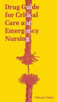 Paperback Drug Guide for Critical Care and Emergency Nursing Book