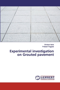Paperback Experimental investigation on Grouted pavement Book