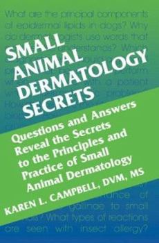 Paperback Small Animal Dermatology Secrets Book