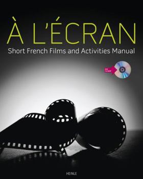 Paperback A L'ecran: Short French Films and Activities Manual Book