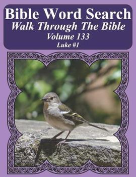Paperback Bible Word Search Walk Through The Bible Volume 133: Luke #1 Extra Large Print Book