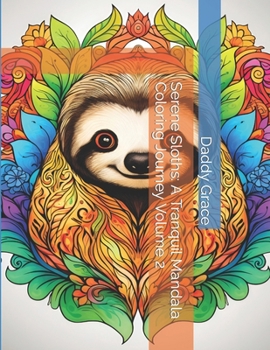 Paperback Serene Sloths: A Tranquil Mandala Coloring Journey Volume 2 Book