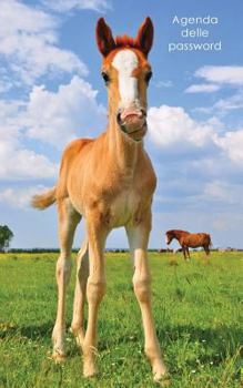 Agenda delle password: Agenda degli indirizzi web e delle password di accesso - Copertina tenero puledro