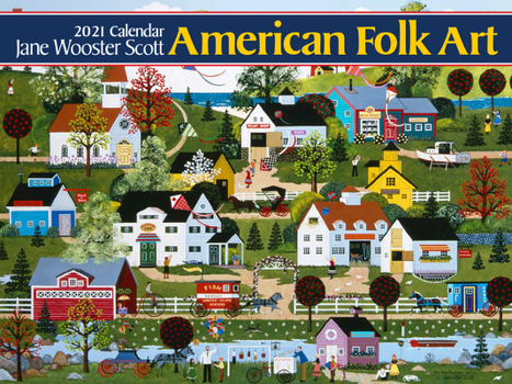 Calendar Cal 2021-American Folk Art Wall Book