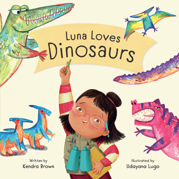 Hardcover Luna Loves Dinosaurs Book