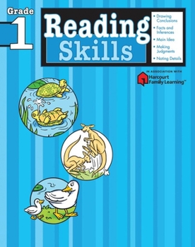Paperback Reading Skills: Grade 1 (Flash Kids Harcourt Family Learning) Book