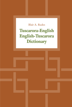 Paperback Tuscarora-English / English-Tuscarora Dictionary Book