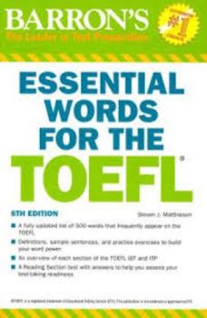 Paperback Essential Words for the TOEFL Book