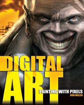 Library Binding Digital Art: Painting with Pixels Book