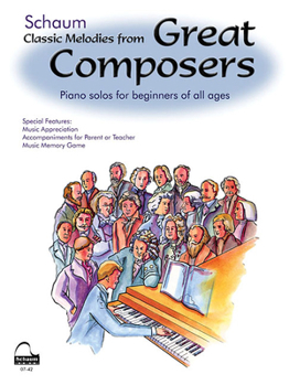 Paperback Great Composers (Schaum Publications Classic Melodies) Book