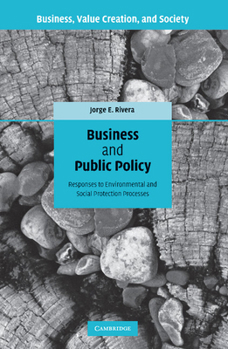 Paperback Business and Public Policy: Responses to Environmental and Social Protection Processes Book