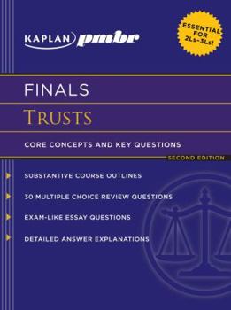 Paperback Kaplan PMBR Finals: Trusts: Core Concepts and Key Questions Book