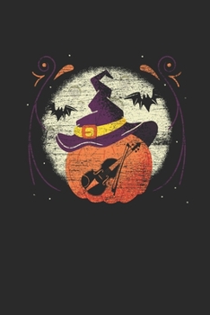 Paperback Halloween Violin: Blank Lined Notebook (6" x 9" - 120 pages) Halloween Themed Notebook for Gift / Daily Activity Journals / Diary Book