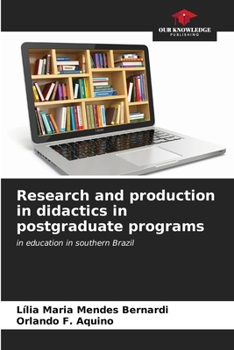Paperback Research and production in didactics in postgraduate programs Book
