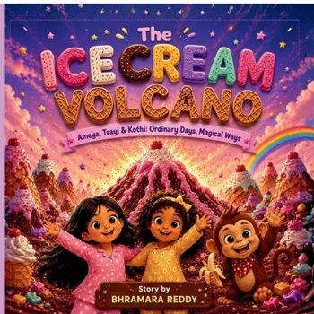 Paperback The Ice Cream Volcano: Ameya, Trayi&Kothi: Ordinary days, Magical Ways Book