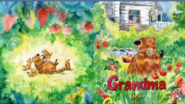 Hardcover Grandma and the Groundhog Book