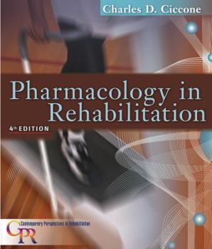 Hardcover Pharmacology in Rehabilitation Book