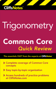 Paperback Cliffsnotes Trigonometry Common Core Quick Review Book