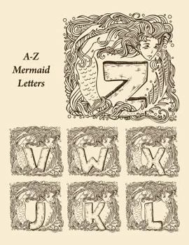 Paperback A-Z Mermaid Letters Book