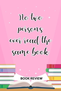 Paperback Book Review: No Two Person Ever Read The Same Book