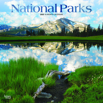 Calendar National Parks 2023 Square Foil Book