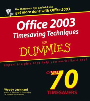 Paperback Office 2003 Timesaving Techniques for Dummies Book